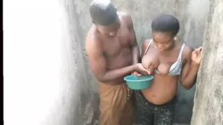 African woman with big tits