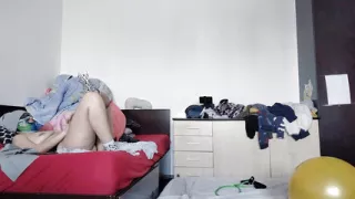 Amateur wife dancing naked through the house.