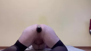 The slut loves the bottle