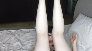 It's Not Halloween yet, but She's Already Trying on a Whore Outfit and Fucking Her Pussy