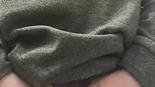 Milf opening the body opening and taking out her hairy pussy