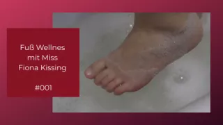 Bathe, soap, apply cream to your feet