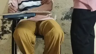 Step sister was once again given a tremendous pat by her younger stepbrother.