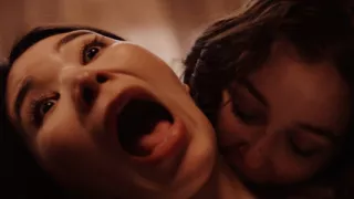 Japanese Asian Vampire Sex - Big Tits Babe Rikako Preyed by Nerdy Leana and Turned into Lesbian Demon