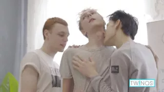 Cute Twink Nico D Gets Anal Banged By Logan S And Micheal P!