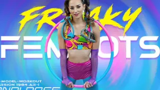 Tight Gym Bot Gave Me a Workout with Her Tiny Holes!  Free Full Scene