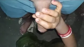 thick cock lying on stuck on and shook cock with hand, then put her pussy and fill