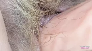 Cum Play with Auntys Hairy Pussy