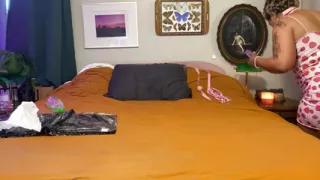 Calypso Fucks Herself with a Dildo Until Orgasm