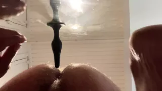 straight guy puts a in his ass