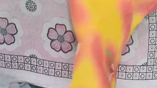 village Hot girl' first time Saree