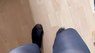 POV: Walking in Black Tights