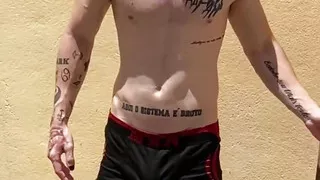 I Went to Clean the Yard, Got Horny, Jerked off and Came