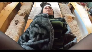 Blow-job, Fuck and Cum Playing with My Impotent Husband Friends While Wearing a Fur Coat Ep 240