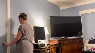 Mother in law locks me in and sucks my dick till I cum in the back of her throat!