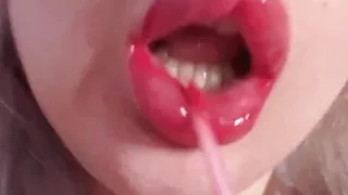 Red Lipstick Gloss Is Captivating