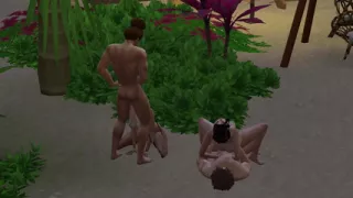 Sneaky Cheating Our Wives with Our Step Sisters on a Public Beach Part 1