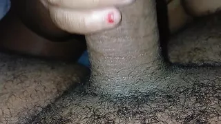 Young tepsister&#039;s handjob is more delicious