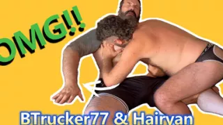 Btrucker77 & Hairyan First Bb Fuck