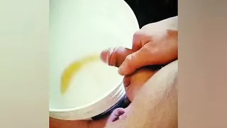 Nasty BBW Takes Mick Stabbers Piss in Her Mouth