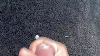 Shower on so my friend in the next room can't hear me bust while thinking about them