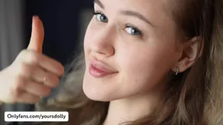 Naked Housework. Bedroom Cleaning With a Sexy Babe in a Sheer Robe and No Panties. Yours Dolly