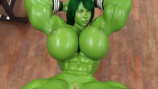 Nude Flexing Session