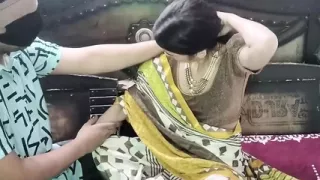 Aunty ki big bobs daba kar chod bur faad diya