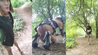 Exhibitions????Transvestite Fran&ccedil;aise Parisienne [June25] Whore fantasy, Little Tease in the Forest, Slut in the Woods. VaneSsaBiTCHx