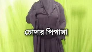 Indian beautiful hijabi muslim couple thirsty for fuck