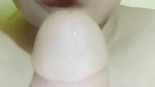 Deepthroat Dildo Filled with Cum for Cheating Slut Wife with Big Ass