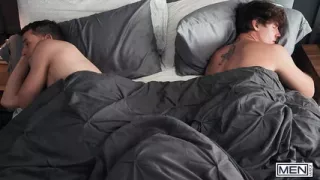 MEN - Sam Holister And Jake Preston Hook Up Quietly While Sam's Boyfriend In The Next Room