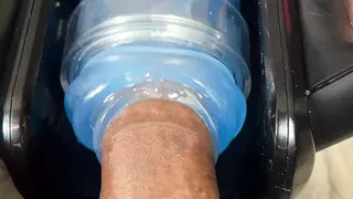 Watch me be stroked off by machine