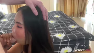 Asian Babe Experiences Her First Huge Cock Inside Her