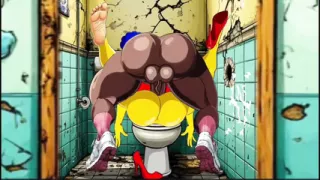 Married Housewife Gets Fucked in a Dirty Toilet. Cartoon Parody