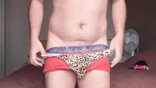 Sexy thong try on haul with a raging boner