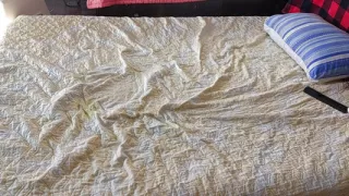 Sexy mom dances naked in the house. Latina pussy hairy, big ass.