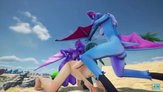 Getting Spit Roasted by Futa Monster Girls (sapphire Safari V.24 Animation)