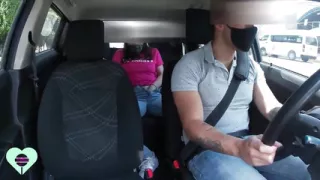 Beautiful Young Girl Masturbates Inside My Uber and Does Not Realize That I Am Recording Her