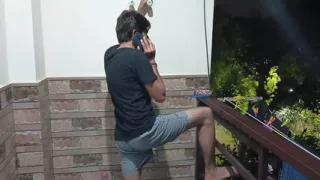 Electrician fucking full night with stranger bhabhi