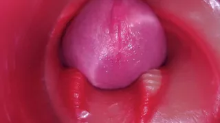 Super Cum in Vagina. Excellent Internal Camera