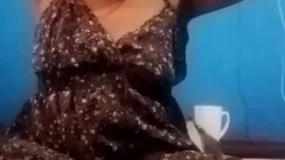 She Undress Her Self and Masturbating