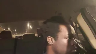 In Da Car at a Public Parking Lot Trying Not To Get Caught By Security For Just Doin A Lil Jerkin And Fingering Myself