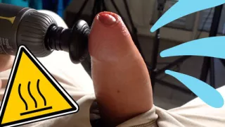 Moaning While My Thick Cock Gets Vibed & Drained