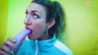 Squirt Games: 100% ANAL for skinny tattoo babe - balls deep, ATM, facial, swallow