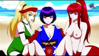 Hot Girlfriends on a Brazilian Beach