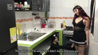 Mafelago is a slut on top of my thick cock - Porno en Español