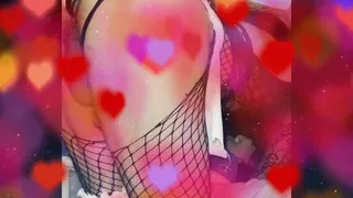 cute white miniskirt colorful butt plug play