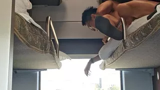 Nude masturbation cumshot 2 in high-speed rail