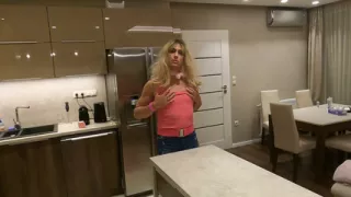 Trixy Baby Showing Her Service...